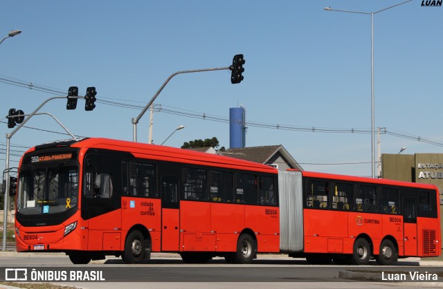 Transporte Coletivo Glória BE604 na cidade de Curitiba, Paraná, Brasil, por Luan Vieira. Número da foto: #13095020.