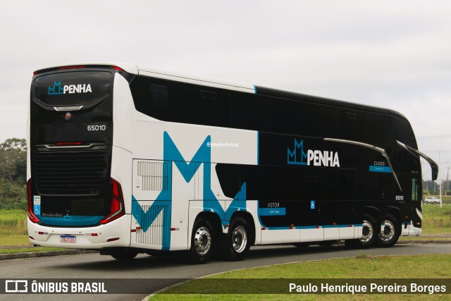 Empresa de Ônibus Nossa Senhora da Penha 65010 na cidade de Curitiba, Paraná, Brasil, por Paulo Henrique Pereira Borges. Número da foto: #13095608.