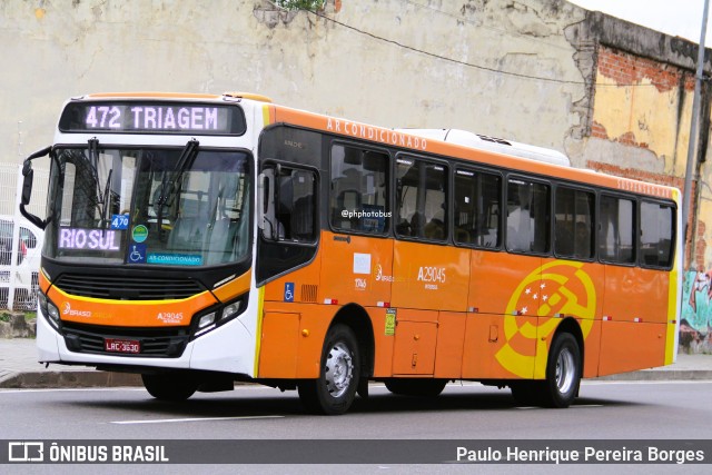 Empresa de Transportes Braso Lisboa A29045 na cidade de Rio de Janeiro, Rio de Janeiro, Brasil, por Paulo Henrique Pereira Borges. Número da foto: #13095667.