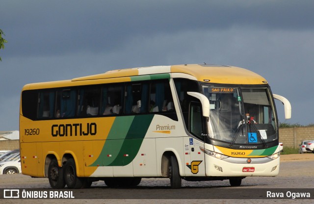 Empresa Gontijo de Transportes 19260 na cidade de Vitória da Conquista, Bahia, Brasil, por Rava Ogawa. Número da foto: #13094538.