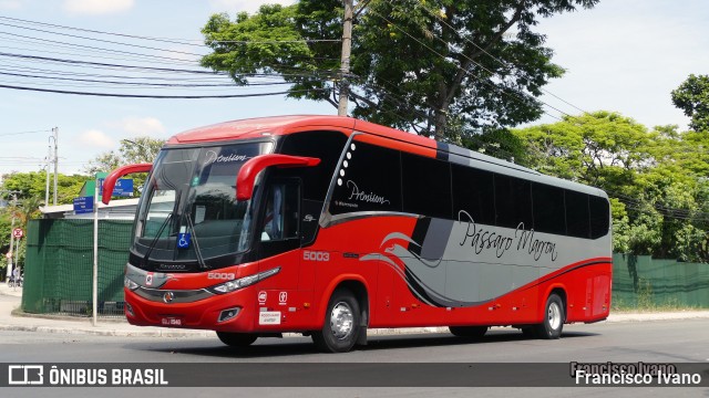 Empresa de Ônibus Pássaro Marron 5003 na cidade de São Paulo, São Paulo, Brasil, por Francisco Ivano. Número da foto: #13095208.