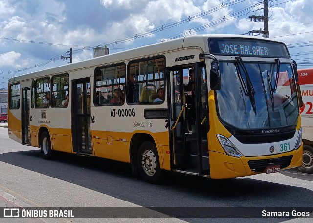 Empresa de Transportes Nova Marambaia AT-00008 na cidade de Belém, Pará, Brasil, por Samara Goes. Número da foto: #13095514.