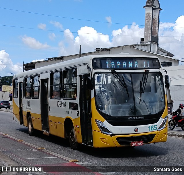 Empresa de Transportes Nova Marambaia AT-86104 na cidade de Belém, Pará, Brasil, por Samara Goes. Número da foto: #13095521.