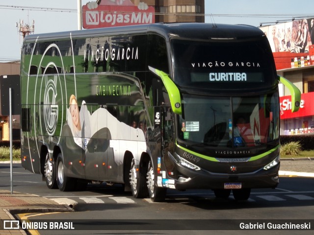 Viação Garcia 86049 na cidade de Ponta Grossa, Paraná, Brasil, por Gabriel Guachineski. Número da foto: #13095056.