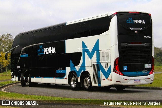 Empresa de Ônibus Nossa Senhora da Penha 65060 na cidade de Curitiba, Paraná, Brasil, por Paulo Henrique Pereira Borges. Número da foto: #13095588.