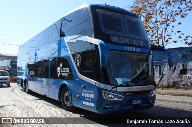 Cikbus SLDT73 na cidade de Estación Central, Santiago, Metropolitana de Santiago, Chile, por Benjamín Tomás Lazo Acuña. Número da foto: #13094238.