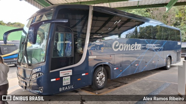 Viação Cometa 721547 na cidade de Guarulhos, São Paulo, Brasil, por Alex Ramos Ribeiro. Número da foto: #13095228.