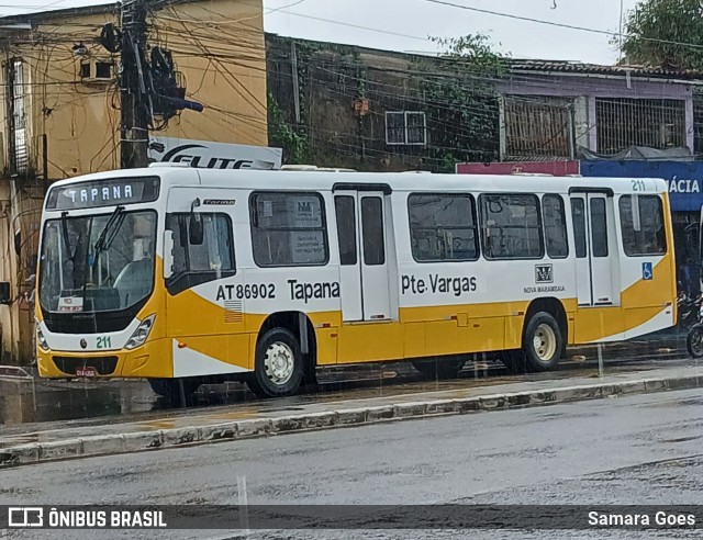 Empresa de Transportes Nova Marambaia AT-86902 na cidade de Belém, Pará, Brasil, por Samara Goes. Número da foto: #13095587.