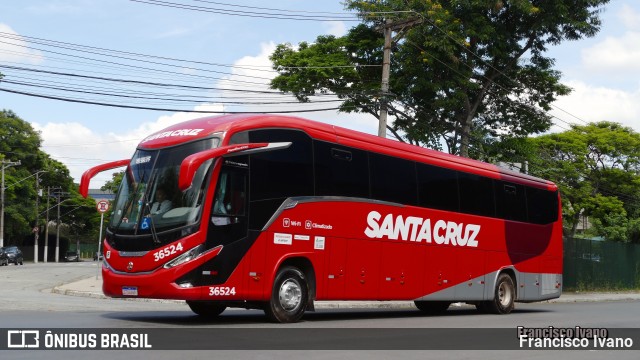 Viação Santa Cruz 36524 na cidade de São Paulo, São Paulo, Brasil, por Francisco Ivano. Número da foto: #13095346.