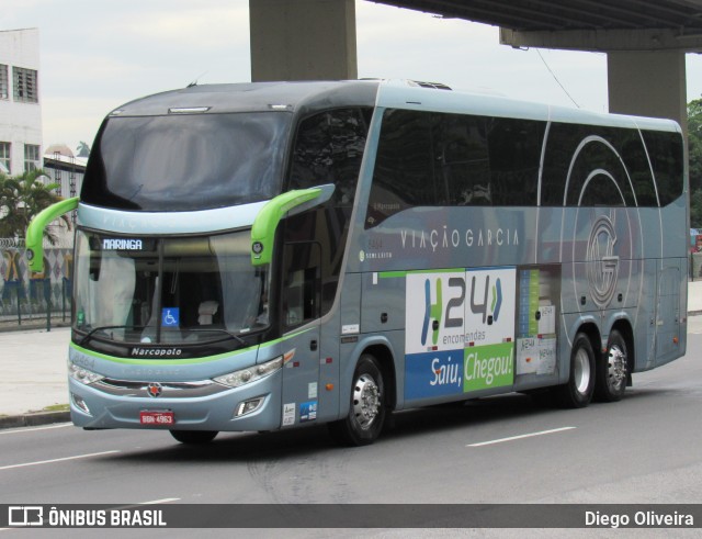 Viação Garcia 8464 na cidade de Rio de Janeiro, Rio de Janeiro, Brasil, por Diego Oliveira. Número da foto: #13093302.
