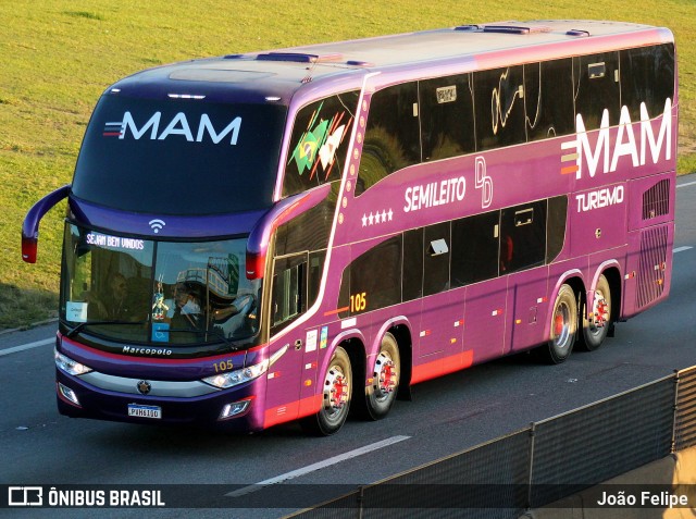 MAM Turismo 105 na cidade de Cachoeira Paulista, São Paulo, Brasil, por João Felipe. Número da foto: #13093698.