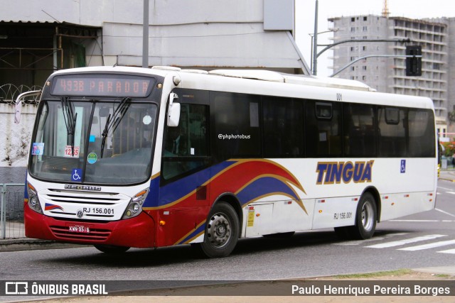 Transportadora Tinguá RJ 156.001 na cidade de Rio de Janeiro, Rio de Janeiro, Brasil, por Paulo Henrique Pereira Borges. Número da foto: #13095636.