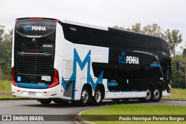 Empresa de Ônibus Nossa Senhora da Penha 65060 na cidade de Curitiba, Paraná, Brasil, por Paulo Henrique Pereira Borges. Número da foto: #13095593.