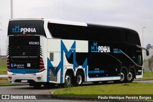 Empresa de Ônibus Nossa Senhora da Penha 65080 na cidade de Curitiba, Paraná, Brasil, por Paulo Henrique Pereira Borges. Número da foto: #13095628.