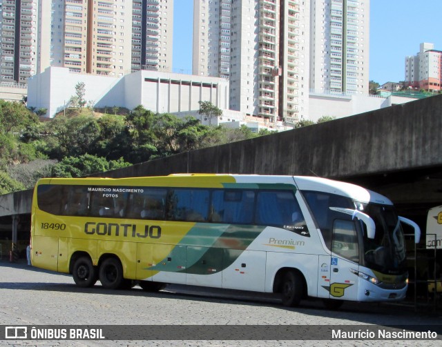 Empresa Gontijo de Transportes 18490 na cidade de Belo Horizonte, Minas Gerais, Brasil, por Maurício Nascimento. Número da foto: #13093960.