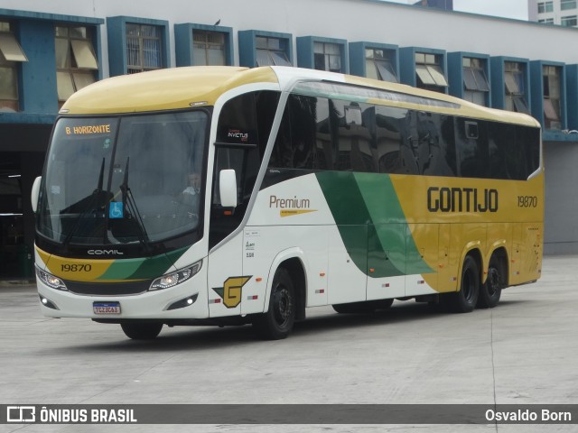 Empresa Gontijo de Transportes 19870 na cidade de Governador Valadares, Minas Gerais, Brasil, por Osvaldo Born. Número da foto: #13095164.