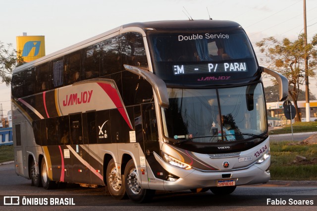 Viação Jam Joy 13424 na cidade de Marabá, Pará, Brasil, por Fabio Soares. Número da foto: #13094754.