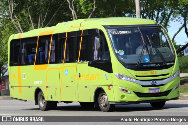 Tursan - Turismo Santo André 1074 na cidade de Rio de Janeiro, Rio de Janeiro, Brasil, por Paulo Henrique Pereira Borges. Número da foto: #13121751.