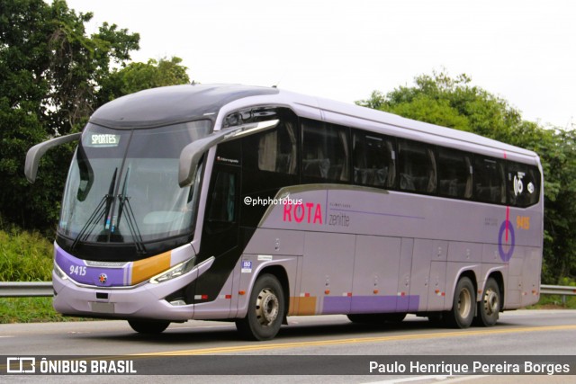 Rota Transportes Rodoviários 9415 na cidade de Barra do Piraí, Rio de Janeiro, Brasil, por Paulo Henrique Pereira Borges. Número da foto: #13121463.