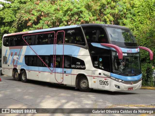 UTIL - União Transporte Interestadual de Luxo 13905 na cidade de São Paulo, São Paulo, Brasil, por Gabriel Oliveira Caldas da Nobrega. Número da foto: #13120380.