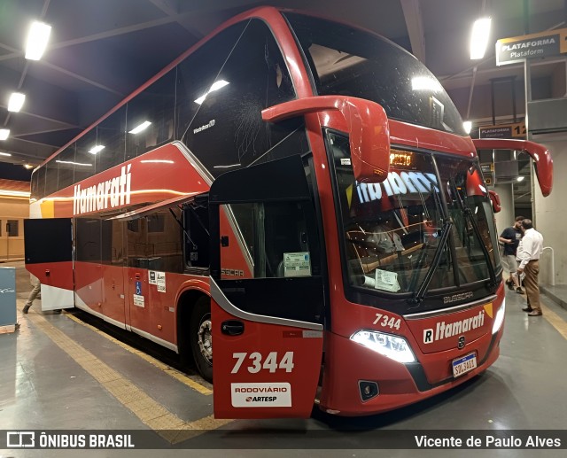 Expresso Itamarati 7344 na cidade de São José do Rio Preto, São Paulo, Brasil, por Vicente de Paulo Alves. Número da foto: #13119826.