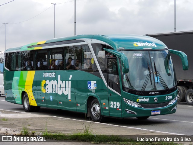 Auto Viação Cambuí 229 na cidade de São Paulo, São Paulo, Brasil, por Luciano Ferreira da Silva. Número da foto: #13121996.