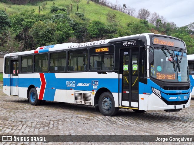 Auto Viação Jabour D86205 na cidade de Rio de Janeiro, Rio de Janeiro, Brasil, por Jorge Gonçalves. Número da foto: #13121037.