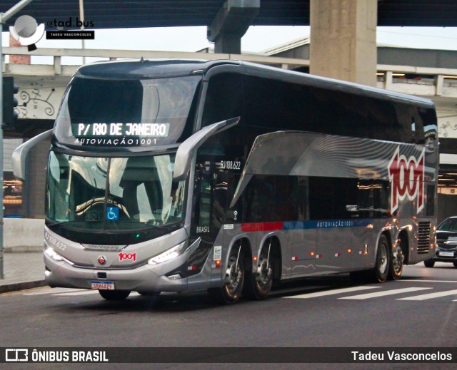 Auto Viação 1001 RJ 108.622 na cidade de Rio de Janeiro, Rio de Janeiro, Brasil, por Tadeu Vasconcelos. Número da foto: #13121491.