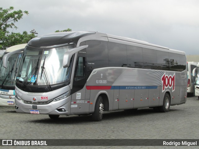 Auto Viação 1001 RJ 108.005 na cidade de Rio de Janeiro, Rio de Janeiro, Brasil, por Rodrigo Miguel. Número da foto: #13121087.