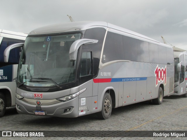 Auto Viação 1001 RJ:108.1110 na cidade de Rio de Janeiro, Rio de Janeiro, Brasil, por Rodrigo Miguel. Número da foto: #13121352.