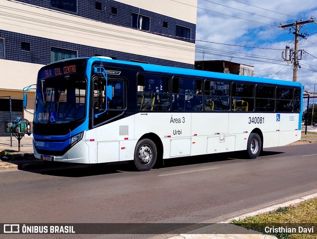 Urbi Mobilidade Urbana 340081 na cidade de Samambaia, Distrito Federal, Brasil, por Cristhian Davi. Número da foto: #13122092.