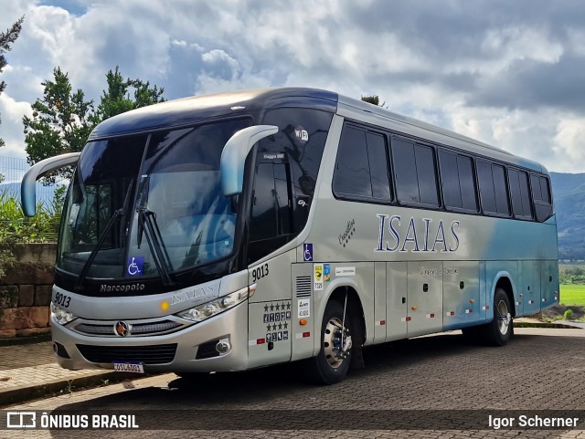 Isaias Transportes e Turismo 9013 na cidade de Marques de Souza, Rio Grande do Sul, Brasil, por Igor Scherner. Número da foto: #13121149.