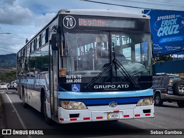 ATD - AutoTransportes Desamparados 70 na cidade de Desamparados, Desamparados, San José, Costa Rica, por Sebas Gamboa. Número da foto: #13120288.