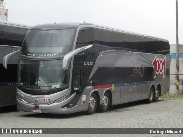 Auto Viação 1001 RJ 108.883 na cidade de Rio de Janeiro, Rio de Janeiro, Brasil, por Rodrigo Miguel. Número da foto: #13121317.