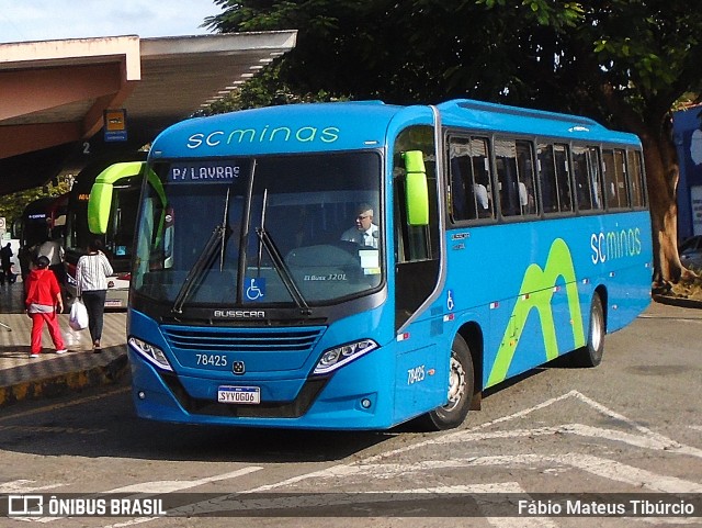 SC Minas Transportes 78425 na cidade de Três Corações, Minas Gerais, Brasil, por Fábio Mateus Tibúrcio. Número da foto: #13119683.