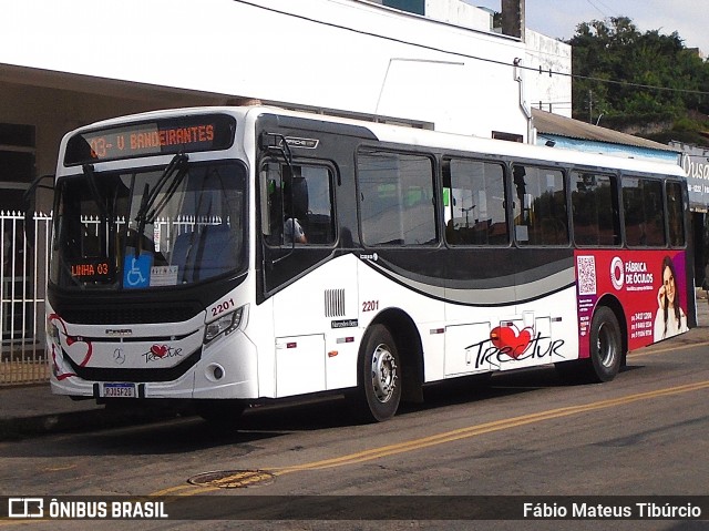 Trectur 2201 na cidade de Três Corações, Minas Gerais, Brasil, por Fábio Mateus Tibúrcio. Número da foto: #13119680.