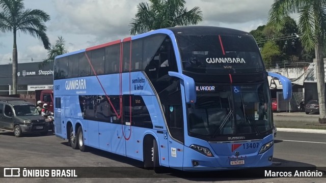 Brisa Ônibus 13407 na cidade de Feira de Santana, Bahia, Brasil, por Marcos Antônio. Número da foto: #13120917.
