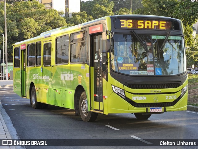 Santo Antônio Transportes Niterói 2.2.018 na cidade de Niterói, Rio de Janeiro, Brasil, por Cleiton Linhares. Número da foto: #13121002.