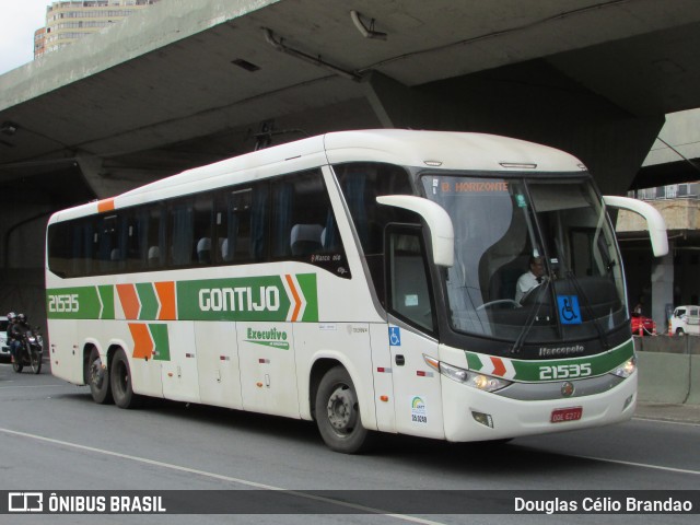 Empresa Gontijo de Transportes 21535 na cidade de Belo Horizonte, Minas Gerais, Brasil, por Douglas Célio Brandao. Número da foto: #13122047.