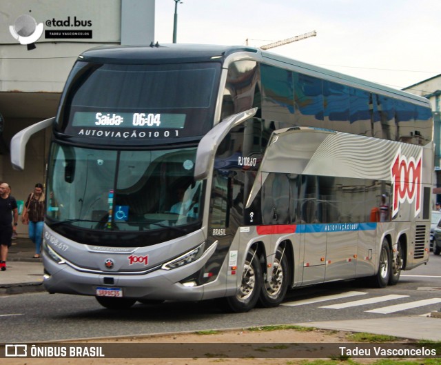 Auto Viação 1001 RJ 108.617 na cidade de Rio de Janeiro, Rio de Janeiro, Brasil, por Tadeu Vasconcelos. Número da foto: #13121480.
