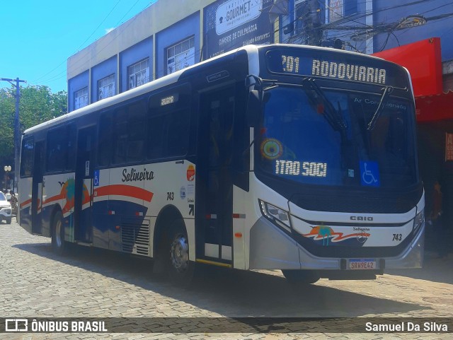 Auto Viação Salineira 743 na cidade de Araruama, Rio de Janeiro, Brasil, por Samuel Da Silva. Número da foto: #13121544.