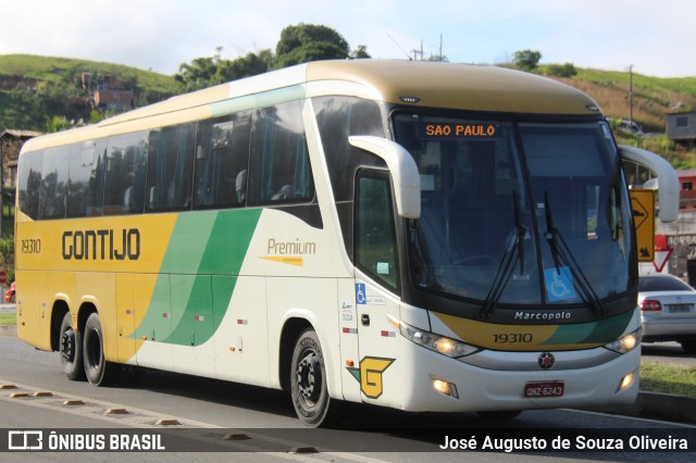 Empresa Gontijo de Transportes 19310 na cidade de Barra do Piraí, Rio de Janeiro, Brasil, por José Augusto de Souza Oliveira. Número da foto: #13121117.
