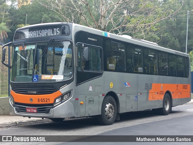 Alfa Rodobus > CooperAlfa 8 6521 na cidade de São Paulo, São Paulo, Brasil, por Matheus Neri dos Santos. Número da foto: #13120813.
