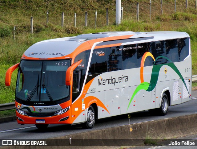 Mantiqueira Transportes e Turismo Receptivo 1027 na cidade de Canas, São Paulo, Brasil, por João Felipe. Número da foto: #13122104.