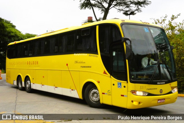 Viação Itapemirim 5511 na cidade de São Paulo, São Paulo, Brasil, por Paulo Henrique Pereira Borges. Número da foto: #13121503.