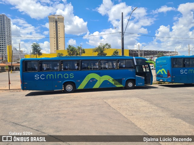 SC Minas Transportes 76724 na cidade de Pouso Alegre, Minas Gerais, Brasil, por Djalma Lúcio Rezende. Número da foto: #13119914.