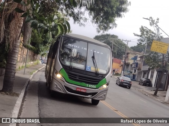 Transcooper > Norte Buss 1 6566 na cidade de São Paulo, São Paulo, Brasil, por Rafael Lopes de Oliveira. Número da foto: #13121437.