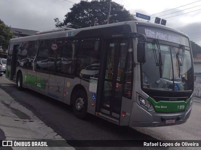 Viação Santa Brígida 1 1819 na cidade de São Paulo, São Paulo, Brasil, por Rafael Lopes de Oliveira. Número da foto: #13121441.