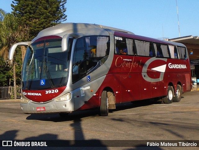 Expresso Gardenia 3920 na cidade de Três Corações, Minas Gerais, Brasil, por Fábio Mateus Tibúrcio. Número da foto: #13122730.