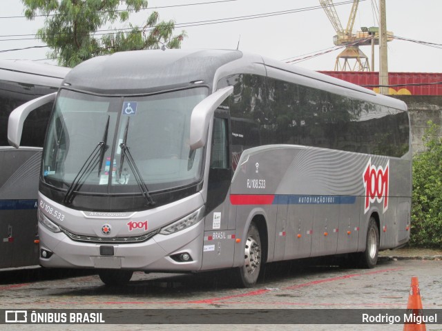 Auto Viação 1001 RJ 108.533 na cidade de Rio de Janeiro, Rio de Janeiro, Brasil, por Rodrigo Miguel. Número da foto: #13121084.